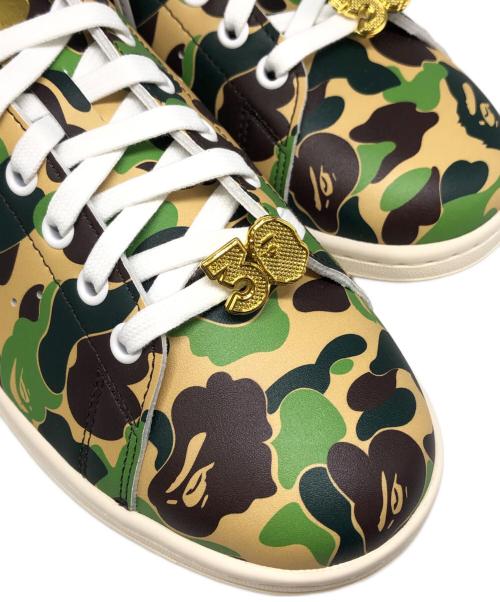 adidas（アディダス）adidas (アディダス) A BATHING APE (ア ベイシング エイプ) Stan Smith ABC Camoスニーカー カーキ サイズ:27.5cmの古着・服飾アイテム
