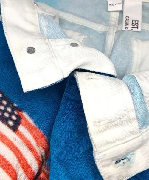 Calvin Klein Jeans（カルバンクラインジーンズ）Calvin Klein Jeans (カルバンクラインジーンズ) 205W39NYC ブルー サイズ:33の古着・服飾アイテム