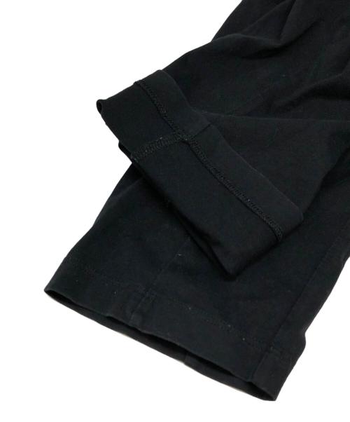 Maison Margiela（メゾンマルジェラ）Maison Margiela (メゾンマルジェラ) 再構築UNIVERSITY長袖Tシャツ ブラック サイズ:48の古着・服飾アイテム