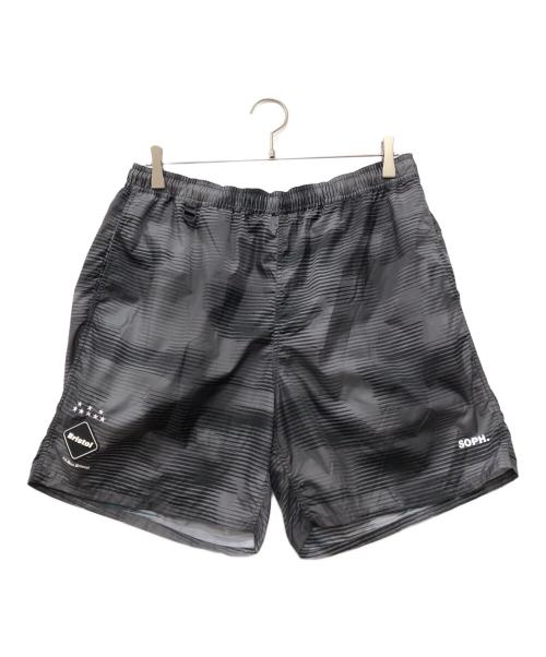F.C.R.B.（エフシーレアルブリストル）F.C.R.B. (エフシーレアルブリストル) CAMO EASY SHORTS WOODLAND グレー サイズ:Mの古着・服飾アイテム