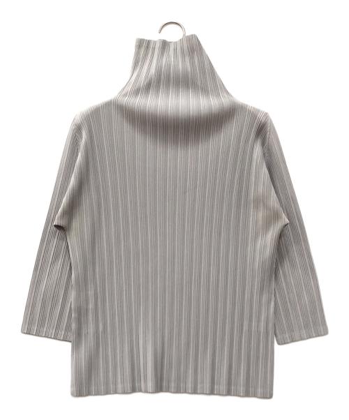 PLEATS PLEASE（プリーツプリーズ）PLEATS PLEASE (プリーツプリーズ) プリーツカットソー グレー サイズ:3の古着・服飾アイテム