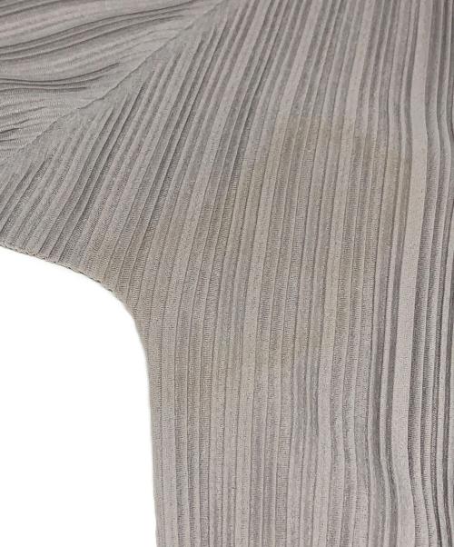 PLEATS PLEASE（プリーツプリーズ）PLEATS PLEASE (プリーツプリーズ) プリーツカットソー グレー サイズ:3の古着・服飾アイテム