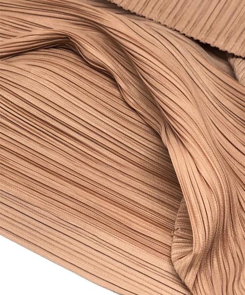 PLEATS PLEASE（プリーツプリーズ）PLEATS PLEASE (プリーツプリーズ) 変形カットソー ベージュ サイズ:3の古着・服飾アイテム