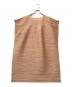 PLEATS PLEASE (プリーツプリーズ) 変形カットソー ベージュ サイズ:3：18000円