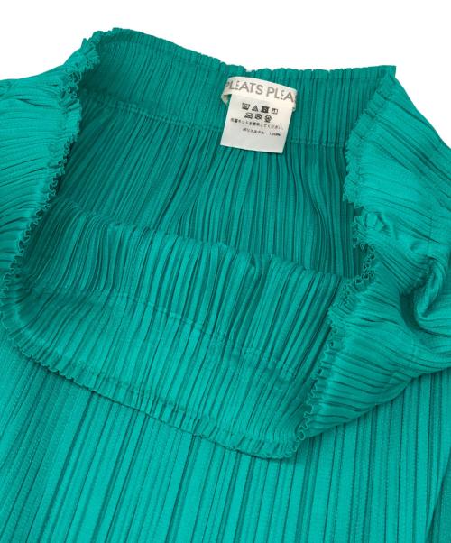 PLEATS PLEASE（プリーツプリーズ）PLEATS PLEASE (プリーツプリーズ) プリーツスカート グリーン サイズ:3の古着・服飾アイテム