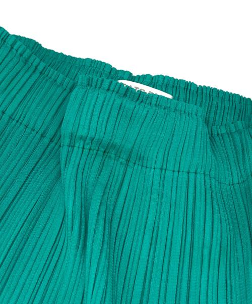 PLEATS PLEASE（プリーツプリーズ）PLEATS PLEASE (プリーツプリーズ) プリーツスカート グリーン サイズ:3の古着・服飾アイテム