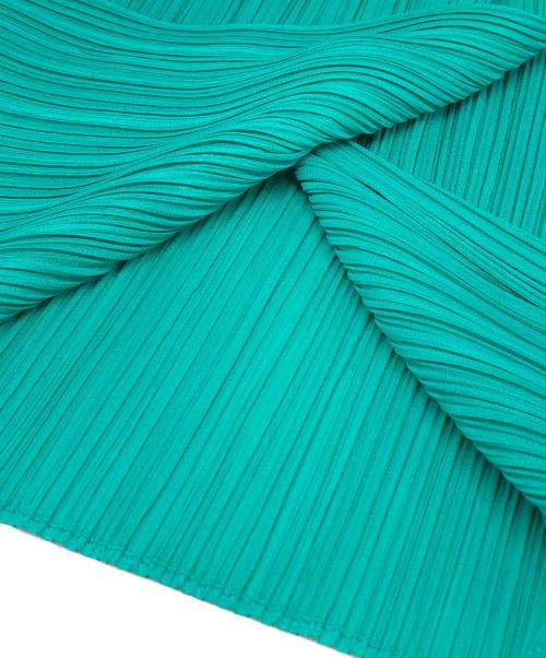 PLEATS PLEASE（プリーツプリーズ）PLEATS PLEASE (プリーツプリーズ) プリーツスカート グリーン サイズ:3の古着・服飾アイテム