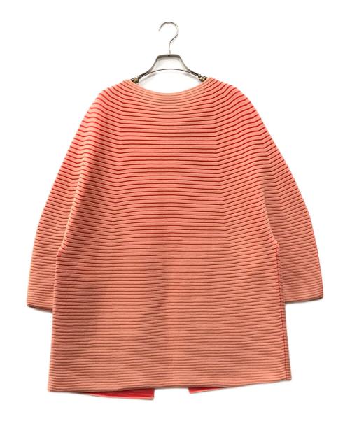 ISSEY MIYAKE（イッセイミヤケ）ISSEY MIYAKE (イッセイミヤケ) デザインカーディガン レッド サイズ:2の古着・服飾アイテム