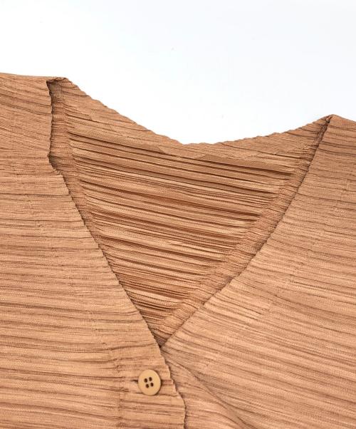PLEATS PLEASE（プリーツプリーズ）PLEATS PLEASE (プリーツプリーズ) プリーツオールインワン ベージュ サイズ:5の古着・服飾アイテム