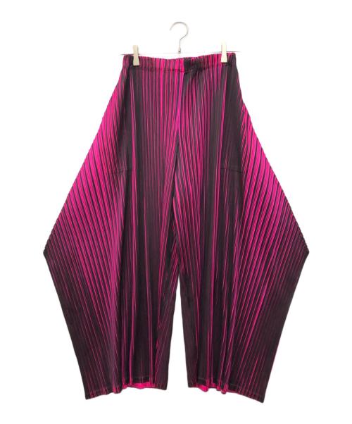 PLEATS PLEASE（プリーツプリーズ）PLEATS PLEASE (プリーツプリーズ) プリーツパンツ ピンク サイズ:5の古着・服飾アイテム