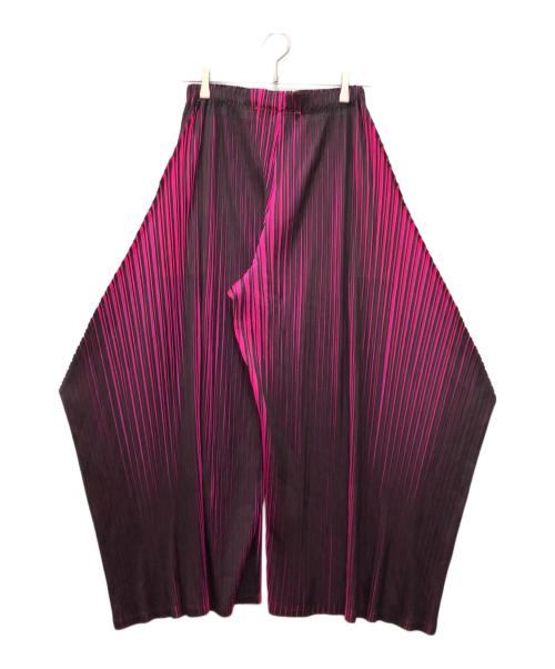 PLEATS PLEASE（プリーツプリーズ）PLEATS PLEASE (プリーツプリーズ) プリーツパンツ ピンク サイズ:5の古着・服飾アイテム