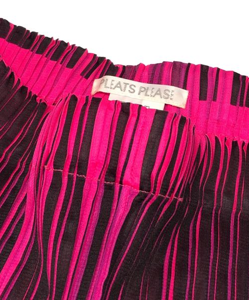 PLEATS PLEASE（プリーツプリーズ）PLEATS PLEASE (プリーツプリーズ) プリーツパンツ ピンク サイズ:5の古着・服飾アイテム