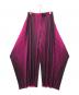 PLEATS PLEASE（プリーツプリーズ）の古着「プリーツパンツ」｜ピンク