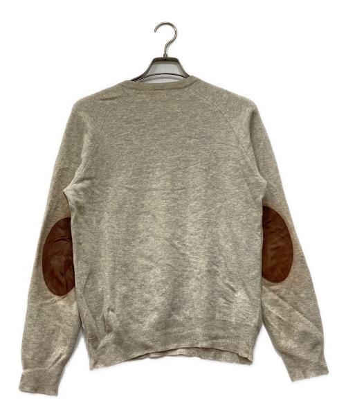 Maison Margiela 14（メゾンマルジェラ 14）Maison Margiela 14 (メゾンマルジェラ 14) エルボーパッチニット ベージュ サイズ:Lの古着・服飾アイテム