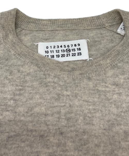 Maison Margiela 14（メゾンマルジェラ 14）Maison Margiela 14 (メゾンマルジェラ 14) エルボーパッチニット ベージュ サイズ:Lの古着・服飾アイテム