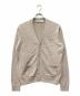 maison kitsune（メゾンキツネ）の古着「FOX HEAD PATCH CLASSIC CARDIGAN」｜ベージュ