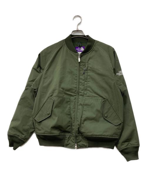 THE NORTHFACE PURPLELABEL（ザ・ノースフェイス パープルレーベル）THE NORTHFACE PURPLELABEL (ザ・ノースフェイス パープルレーベル) フライトジャケット グリーン サイズ:Sの古着・服飾アイテム