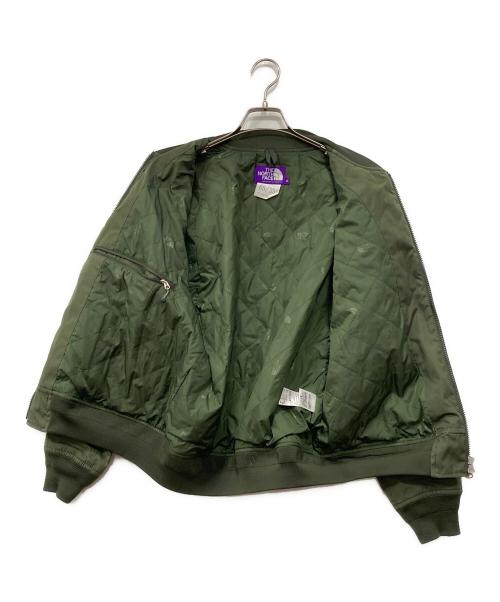 THE NORTHFACE PURPLELABEL（ザ・ノースフェイス パープルレーベル）THE NORTHFACE PURPLELABEL (ザ・ノースフェイス パープルレーベル) フライトジャケット グリーン サイズ:Sの古着・服飾アイテム