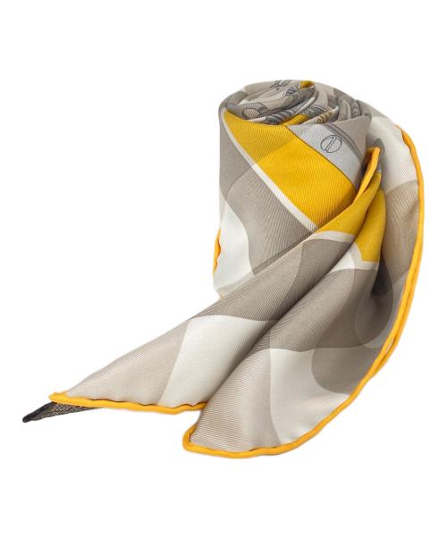 HERMES（エルメス）HERMES (エルメス) カレ90 イエロー サイズ:下記参照の古着・服飾アイテム