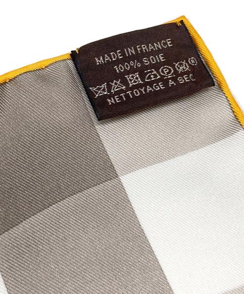 HERMES（エルメス）HERMES (エルメス) カレ90 イエロー サイズ:下記参照の古着・服飾アイテム