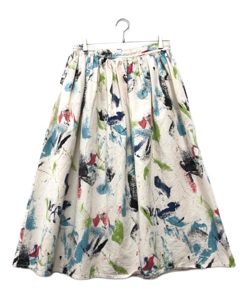 orSlow（オアスロウ）orSlow (オアスロウ) ペイント加工イージースカート ホワイト サイズ:下記参照の古着・服飾アイテム