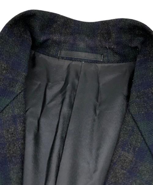 COMME des GARCONS HOMME（コムデギャルソン オム）COMME des GARCONS HOMME (コムデギャルソン オム) 2Bチェックジャケット グリーン サイズ:Mの古着・服飾アイテム