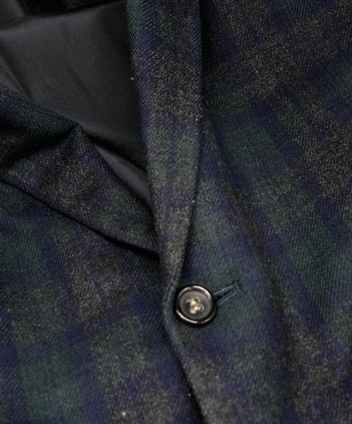 COMME des GARCONS HOMME（コムデギャルソン オム）COMME des GARCONS HOMME (コムデギャルソン オム) 2Bチェックジャケット グリーン サイズ:Mの古着・服飾アイテム