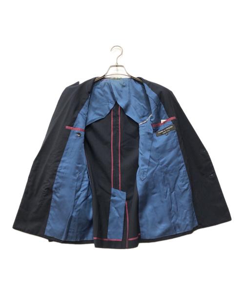 COMME des GARCONS HOMME PLUS（コムデギャルソンオムプリュス）COMME des GARCONS HOMME PLUS (コムデギャルソンオムプリュス) ダブルジャケット ブラック サイズ:XSの古着・服飾アイテム