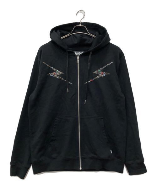 SUPPLIER（サプライヤー）SUPPLIER (サプライヤー) ジップパーカー ブラック サイズ:Lの古着・服飾アイテム