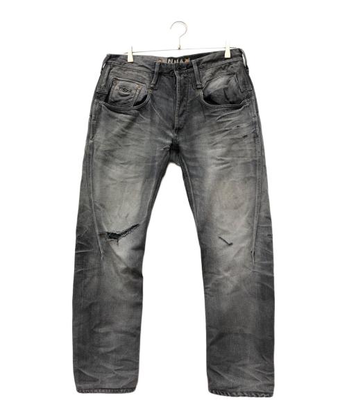 Denham（デンハム）Denham (デンハム) CROSS BACK MIJGRY グレー サイズ:32の古着・服飾アイテム