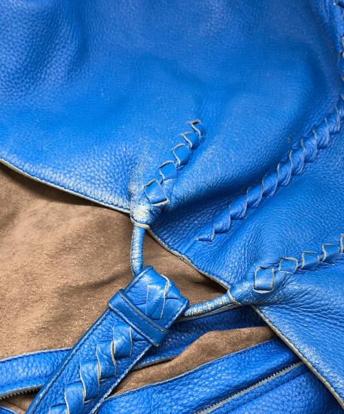 BOTTEGA VENETA（ボッテガベネタ）BOTTEGA VENETA (ボッテガベネタ) ワンショルダーバッグ ブルー サイズ:下記参照の古着・服飾アイテム