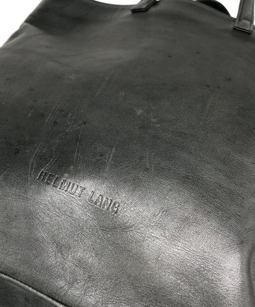 HELMUT LANG（ヘルムートラング）HELMUT LANG (ヘルムートラング) レザートートバッグ グレー サイズ:下記参照の古着・服飾アイテム