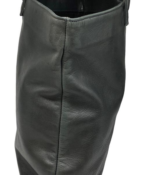 HELMUT LANG（ヘルムートラング）HELMUT LANG (ヘルムートラング) レザートートバッグ グレー サイズ:下記参照の古着・服飾アイテム