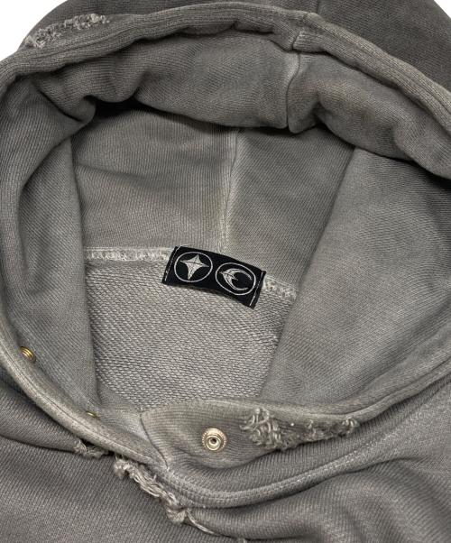 THUG CLUB（サグ クラブ）THUG CLUB (サグ クラブ) ROCK HOODED SWEATSHIRT グレー サイズ:2の古着・服飾アイテム