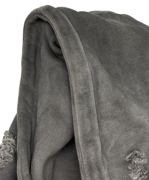 THUG CLUB（サグ クラブ）THUG CLUB (サグ クラブ) ROCK HOODED SWEATSHIRT グレー サイズ:2の古着・服飾アイテム