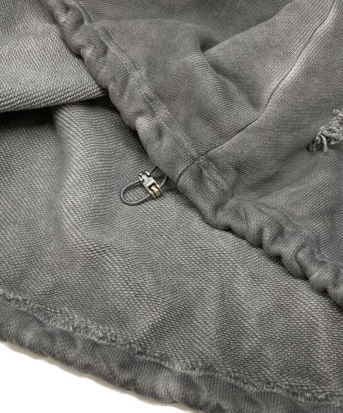 THUG CLUB（サグ クラブ）THUG CLUB (サグ クラブ) ROCK HOODED SWEATSHIRT グレー サイズ:2の古着・服飾アイテム