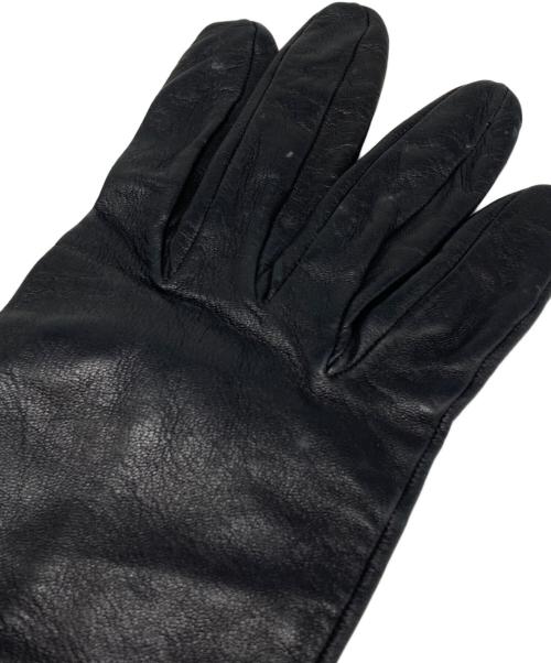 HERMES（エルメス）HERMES (エルメス) ケリーレザーグローブ ブラック サイズ:7 1/2の古着・服飾アイテム