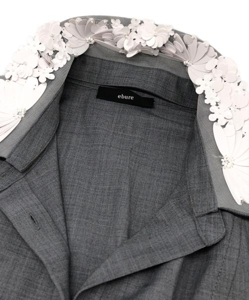 ebure（エブール）EBURE (エブール) ブラウスワンピース グレー サイズ:38の古着・服飾アイテム