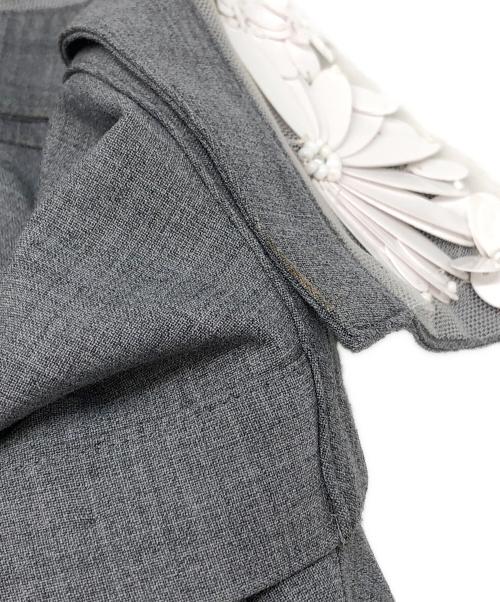 ebure（エブール）EBURE (エブール) ブラウスワンピース グレー サイズ:38の古着・服飾アイテム