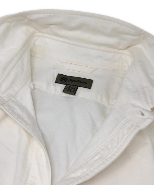 NIGEL CABOURN（ナイジェルケーボン）NIGEL CABOURN (ナイジェルケーボン) ブリティッシュオフィサーズシャツ ホワイト サイズ:48の古着・服飾アイテム