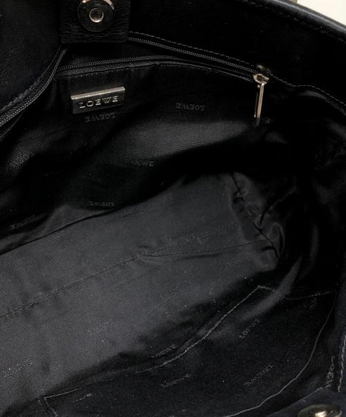 LOEWE（ロエベ）LOEWE (ロエベ) フスタアナグラムハンドバッグ ブラック サイズ:下記参照の古着・服飾アイテム