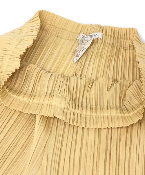 PLEATS PLEASE（プリーツプリーズ）PLEATS PLEASE (プリーツプリーズ) プリーツパンツ イエロー サイズ:1の古着・服飾アイテム