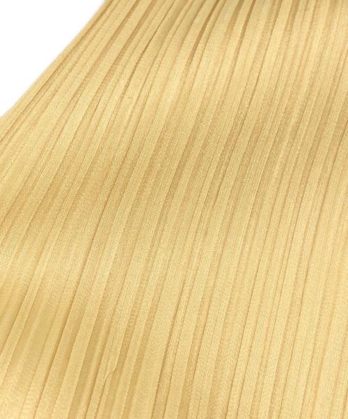 PLEATS PLEASE（プリーツプリーズ）PLEATS PLEASE (プリーツプリーズ) プリーツパンツ イエロー サイズ:1の古着・服飾アイテム