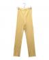 PLEATS PLEASE（プリーツプリーズ）の古着「プリーツパンツ」｜イエロー