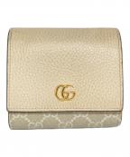 GUCCIグッチ）の古着「2つ折り財布」｜オフホワイト