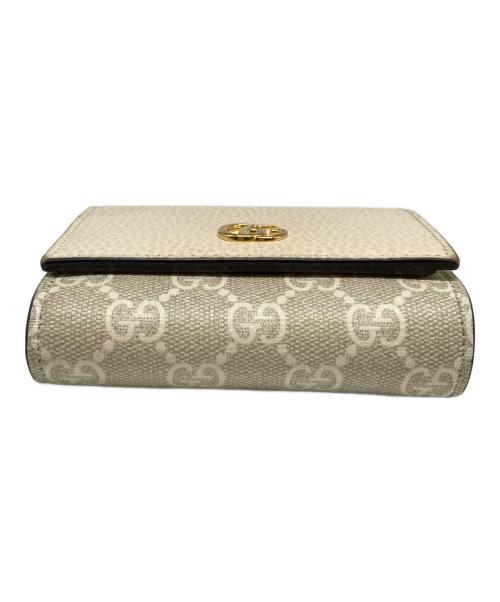 GUCCI（グッチ）GUCCI (グッチ) 2つ折り財布 オフホワイト サイズ:下記参照の古着・服飾アイテム