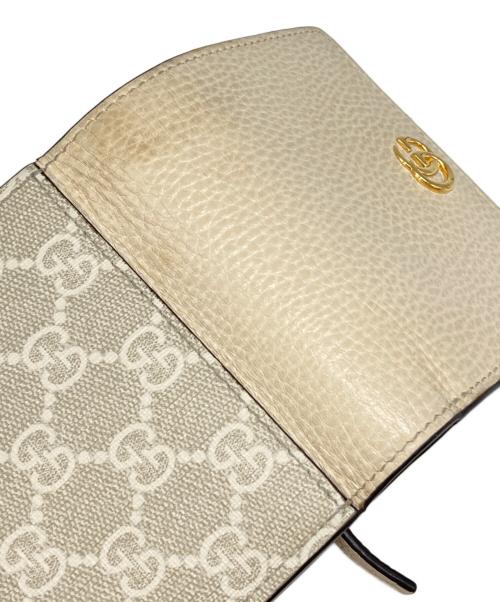 GUCCI（グッチ）GUCCI (グッチ) 2つ折り財布 オフホワイト サイズ:下記参照の古着・服飾アイテム