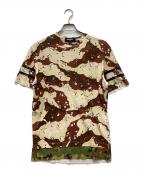 DSQUARED2ディースクエアード）の古着「デザートカモ柄Ｔシャツ」｜ブラウン