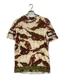 DSQUARED2（ディースクエアード）の古着「デザートカモ柄Ｔシャツ」｜ブラウン