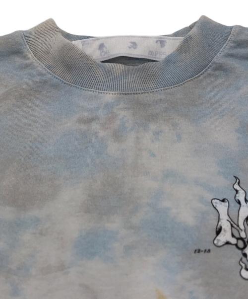 OFFWHITE（オフホワイト）OFFWHITE (オフホワイト) Meteor Shower print T-shirt スカイブルー サイズ:XSの古着・服飾アイテム